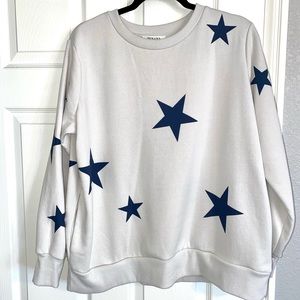 Womens jogger set navy/tan fleece